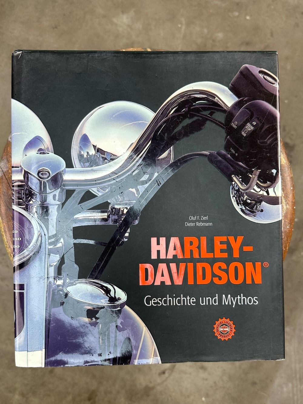 Vintage XL Harley Davidson Coffee Table Book